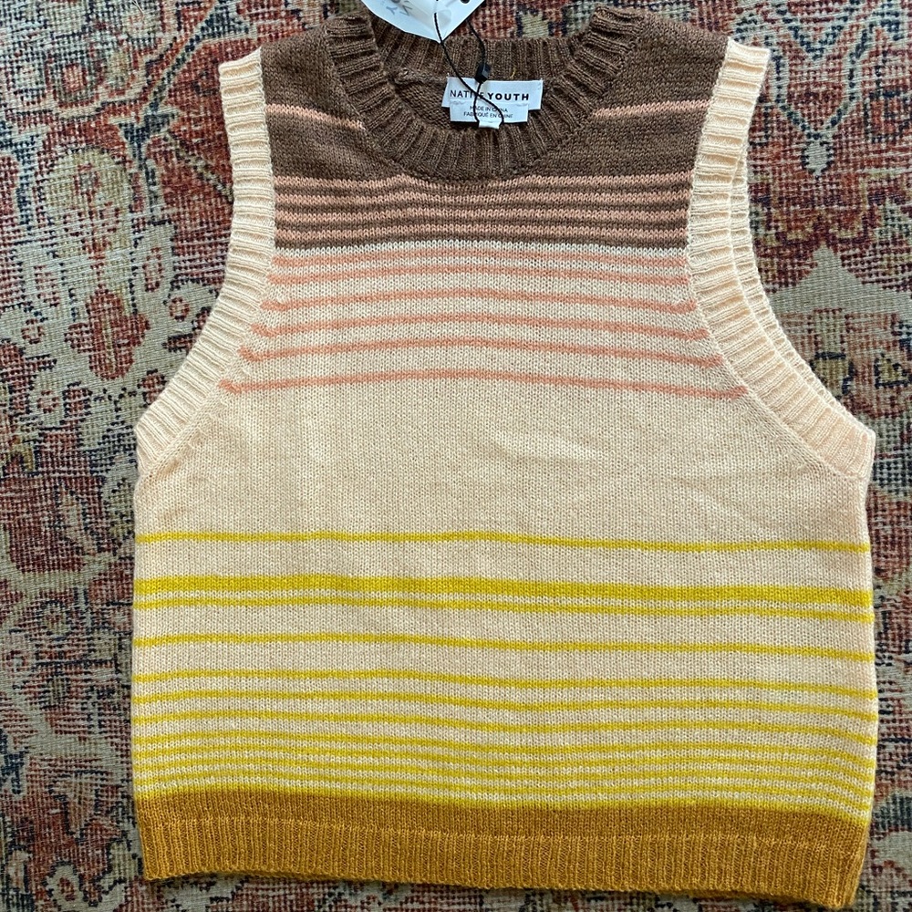 Native youth sweater vest